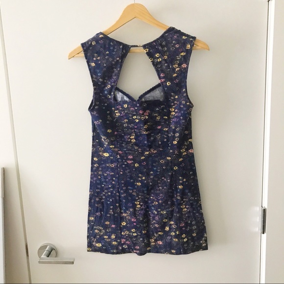 Free People Floral Top - Picture 6 of 7